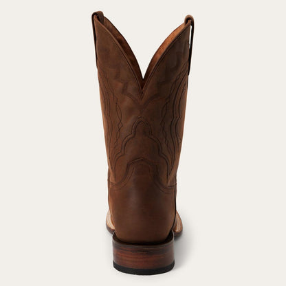 Men Western Stetson Bowie Boots Brown