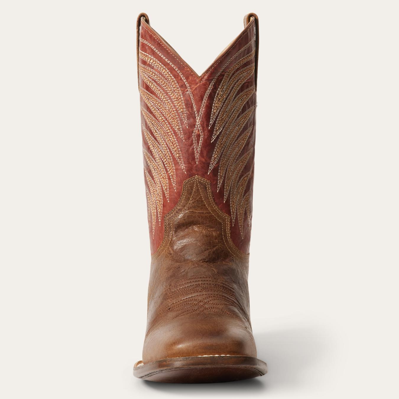 Men Western Stetson Brody Boots Brown