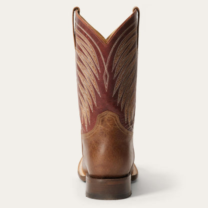 Men Western Stetson Brody Boots Brown