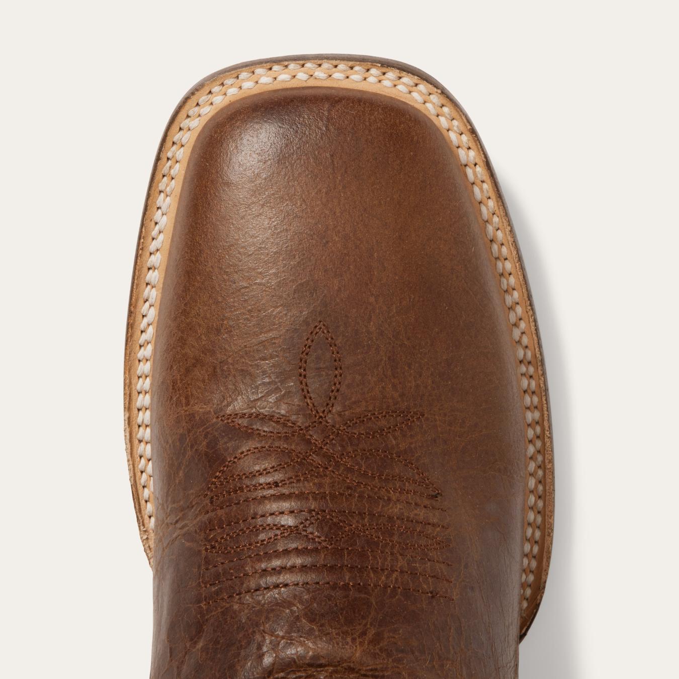 Men Western Stetson Brody Boots Brown