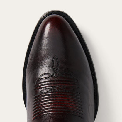 Men Western Stetson Carlisle Western Boots Black Cherry