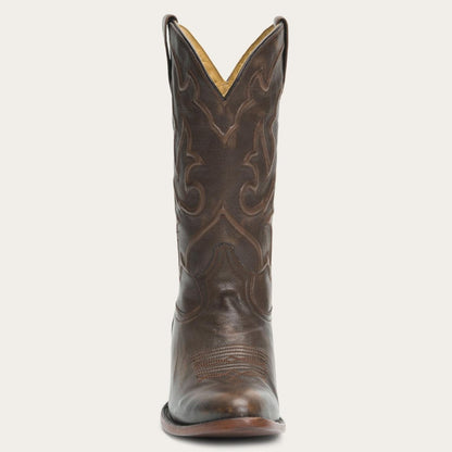 Men Western Stetson Carlisle Western Boots Distressed Brown