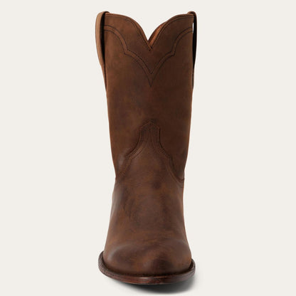 Men Western Stetson Cassidy Roper Boots Brown