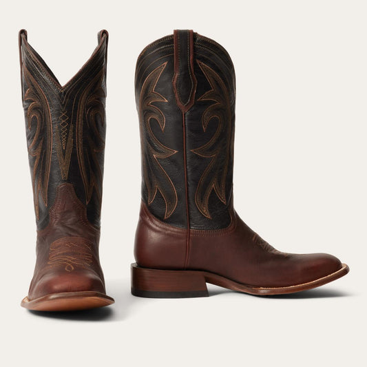 Men Western Stetson Cody Boots Brown