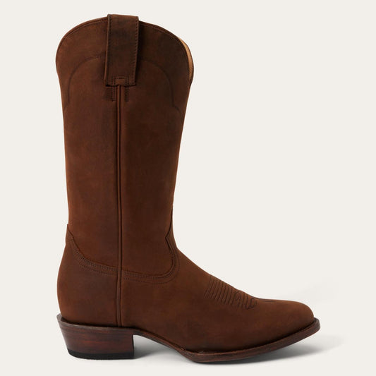 Men Western Stetson Crockett Boots Brown