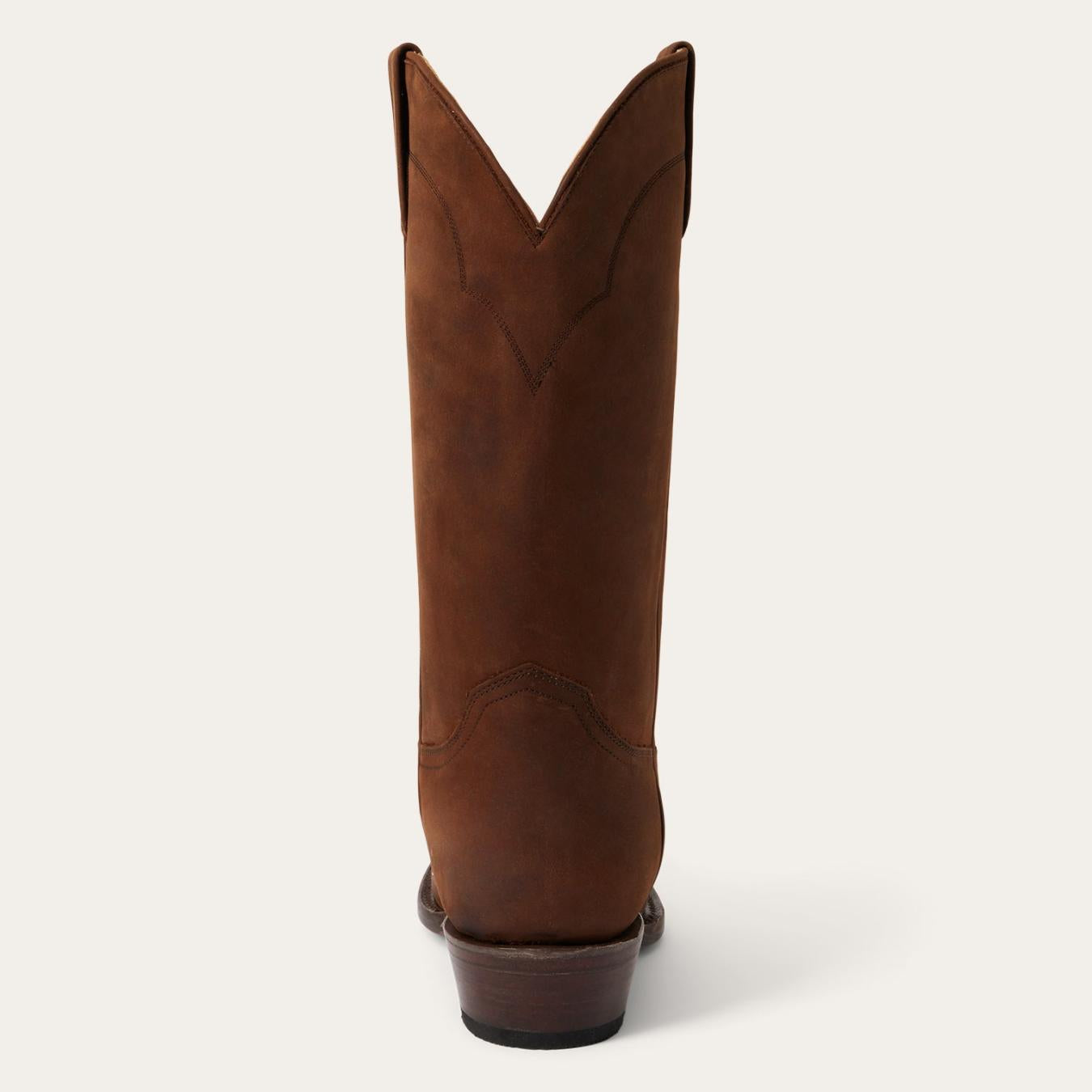 Men Western Stetson Crockett Boots Brown