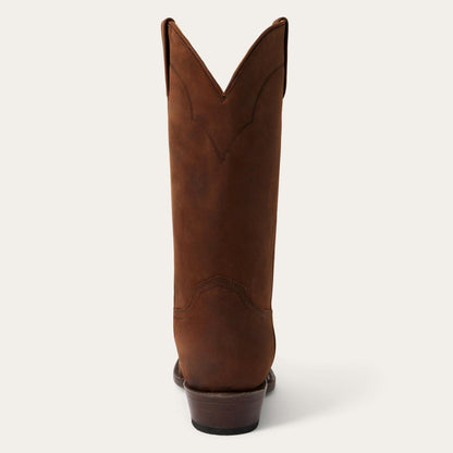Men Western Stetson Crockett Boots Brown
