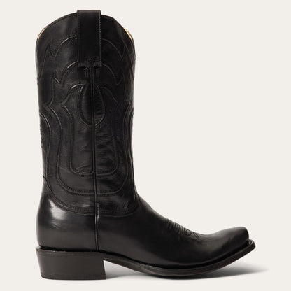 Men Western Stetson Garrett Boots Black