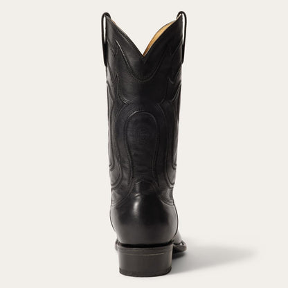 Men Western Stetson Garrett Boots Black