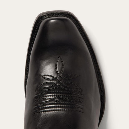 Men Western Stetson Garrett Boots Black