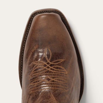 Men Western Stetson Garrett Boots Brown