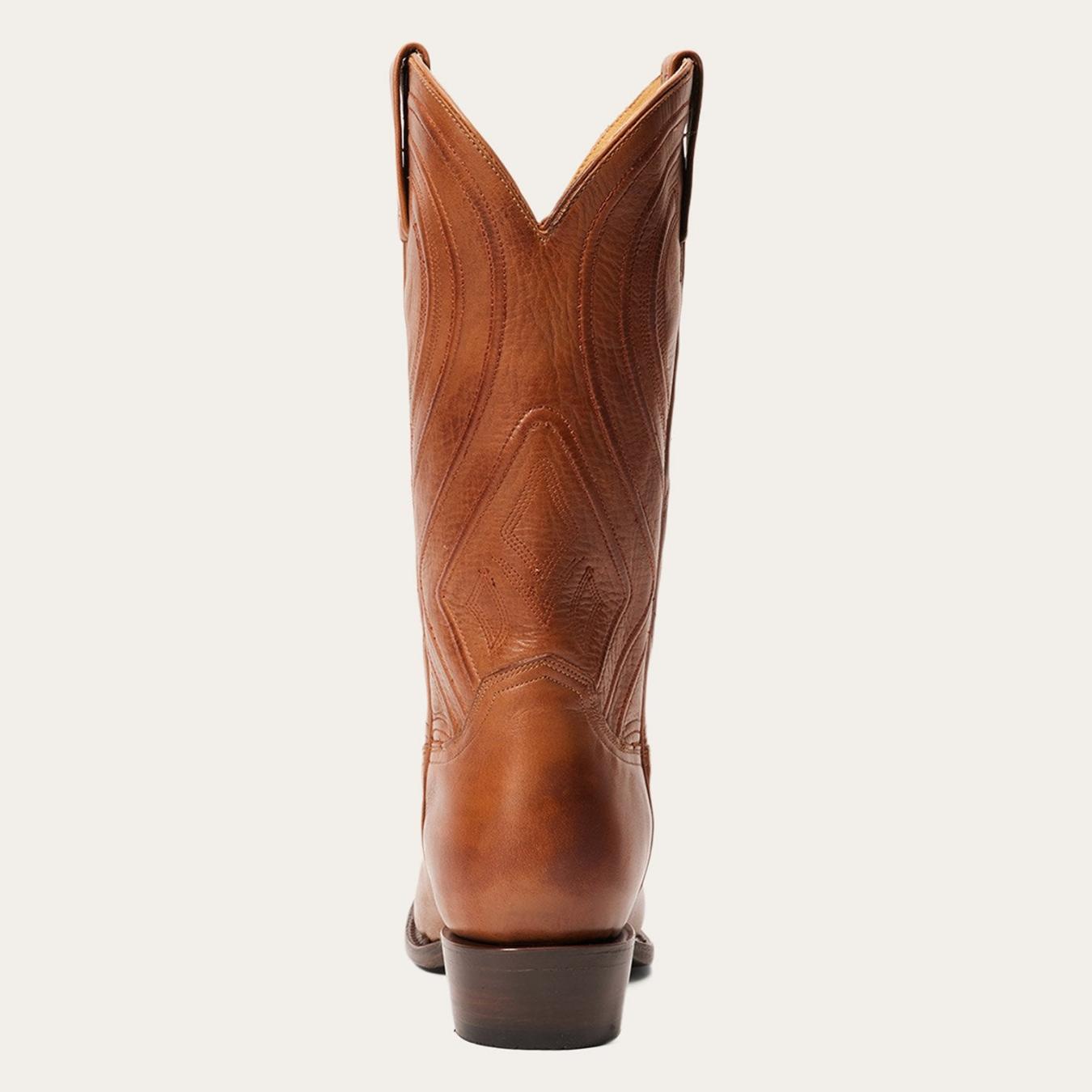 Men Western Stetson Mossman Brown