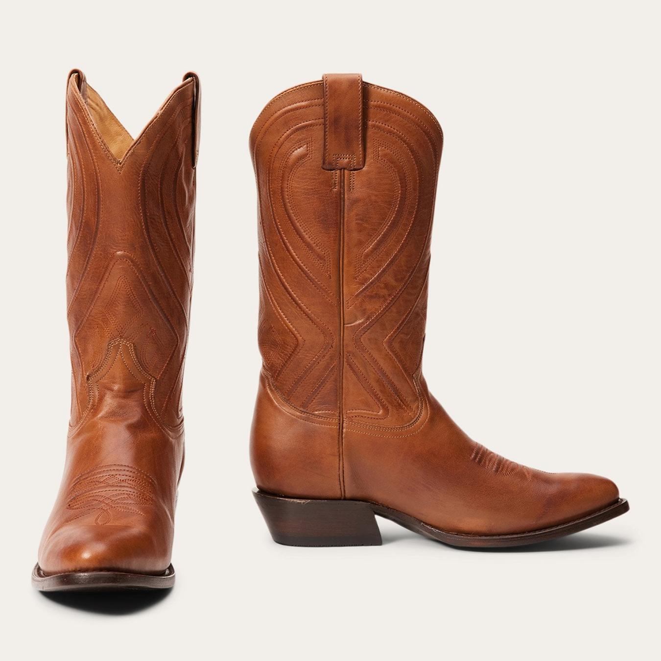 Men Western Stetson Mossman Brown