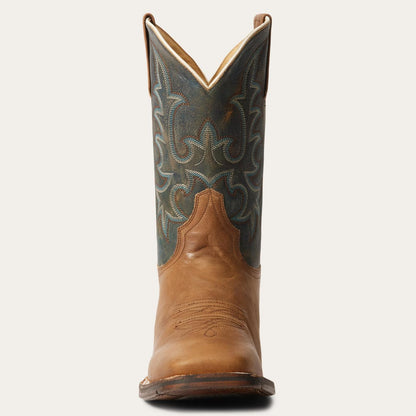 Men Western Stetson Obadiah Boots Brown