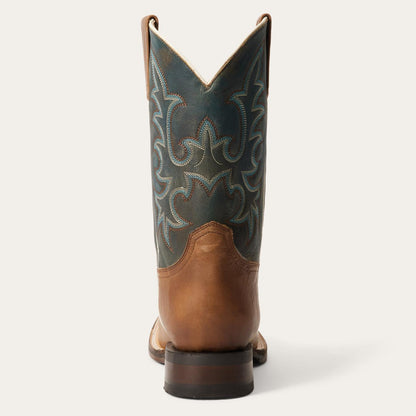 Men Western Stetson Obadiah Boots Brown
