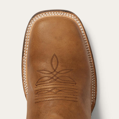 Men Western Stetson Obadiah Boots Brown