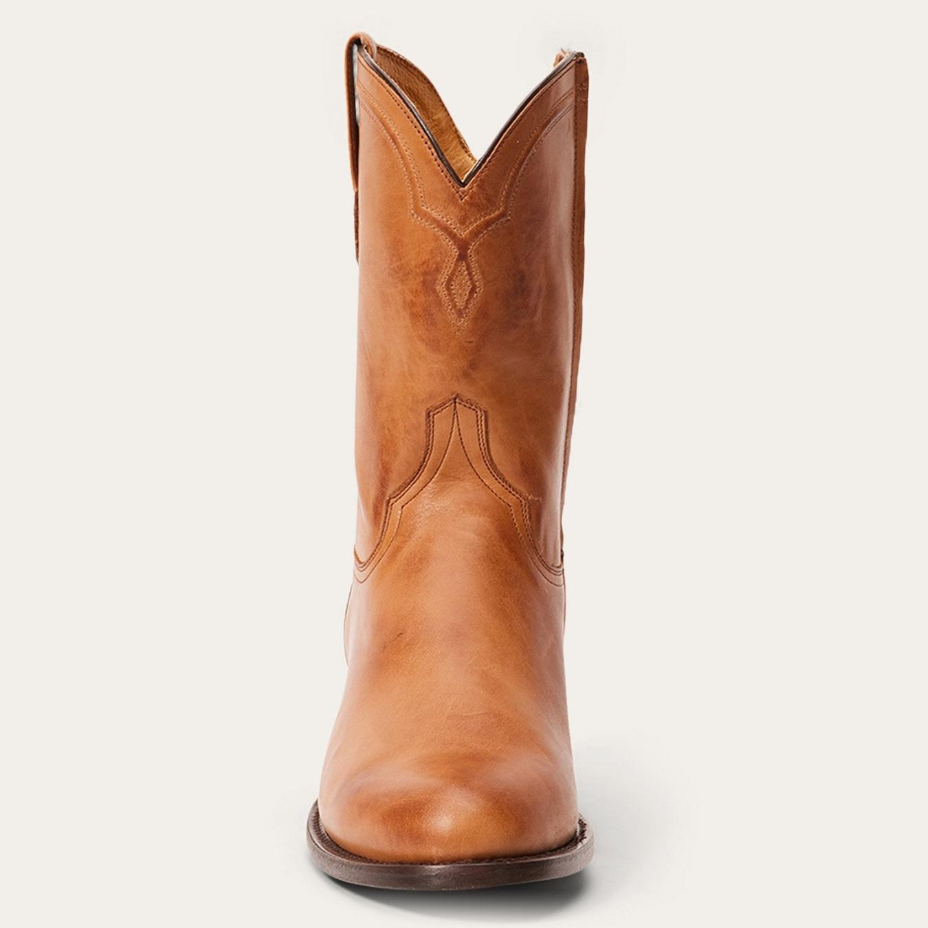 Men Western Stetson Rancher Zip Roper Brown