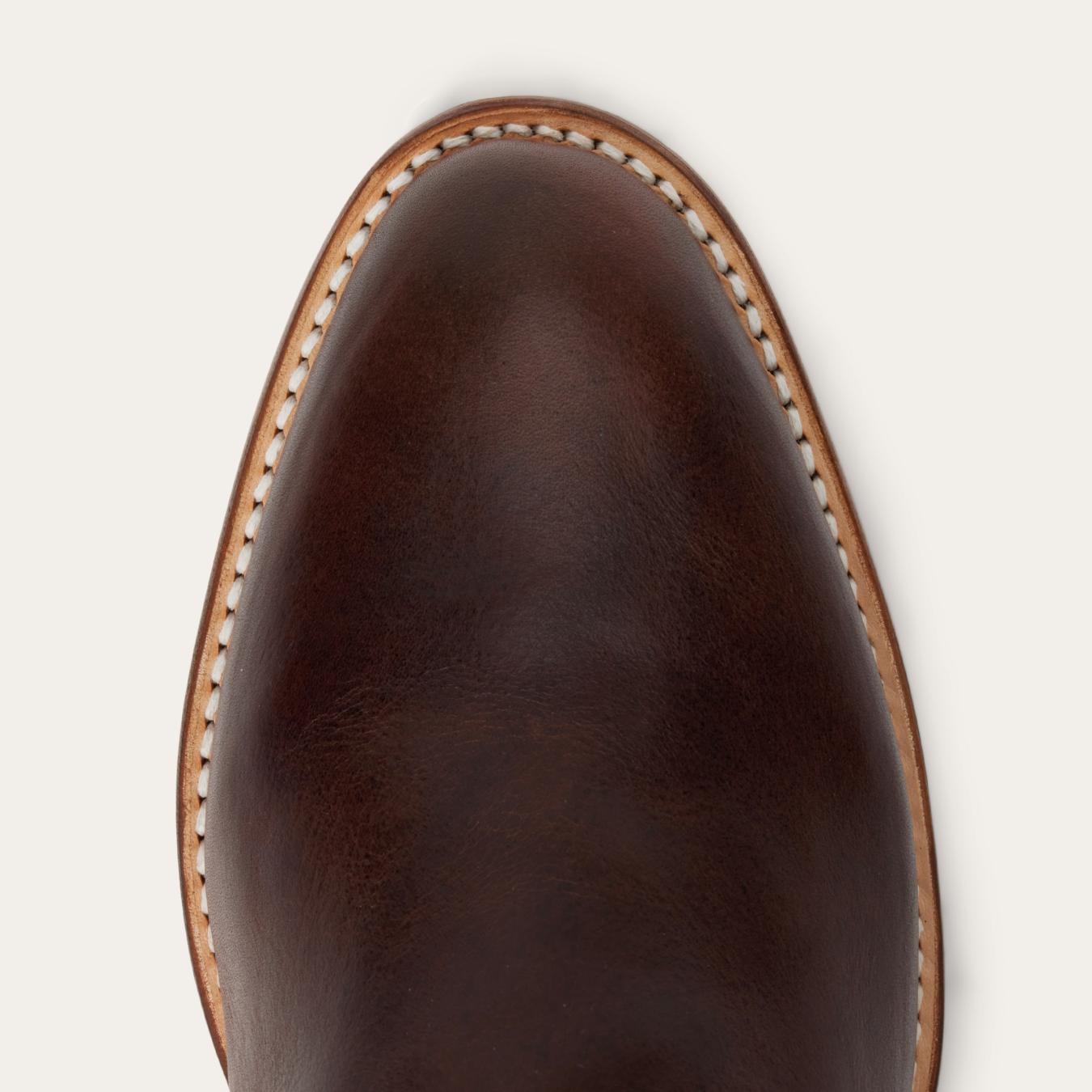 Men Western Stetson Rancher Zip Roper Oiled Oxblood