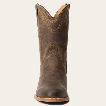 Men Western Stetson Rancher Zip Roper Oiled Walnut