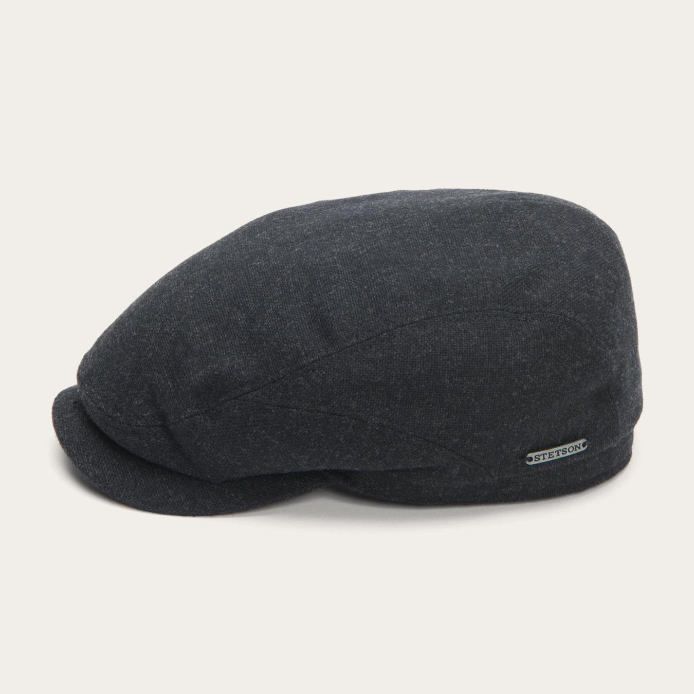 Men/Women Caps & Truckers Stetson Virgin Wool & Cashmere Driver Cap Grey