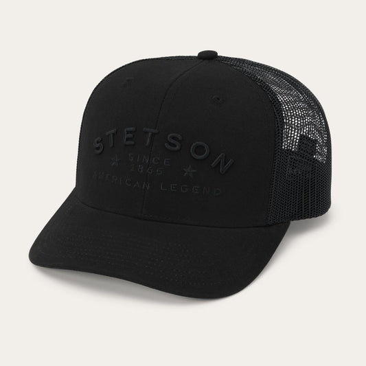 Men/Women Caps & Truckers Stetson American Legend Trucker Cap Black