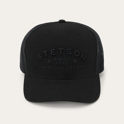 Men/Women Caps & Truckers Stetson American Legend Trucker Cap Black