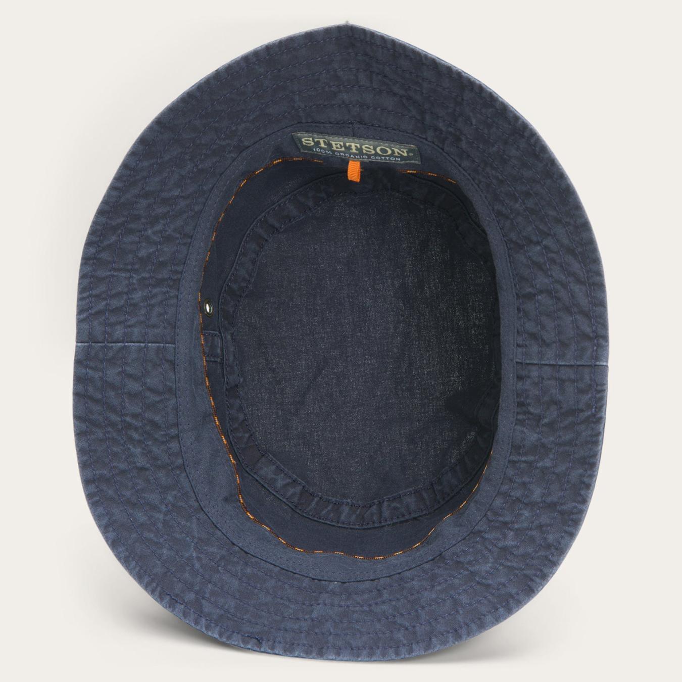 Men/Women Caps & Truckers Stetson Bucket Delave Organic Cotton Blue