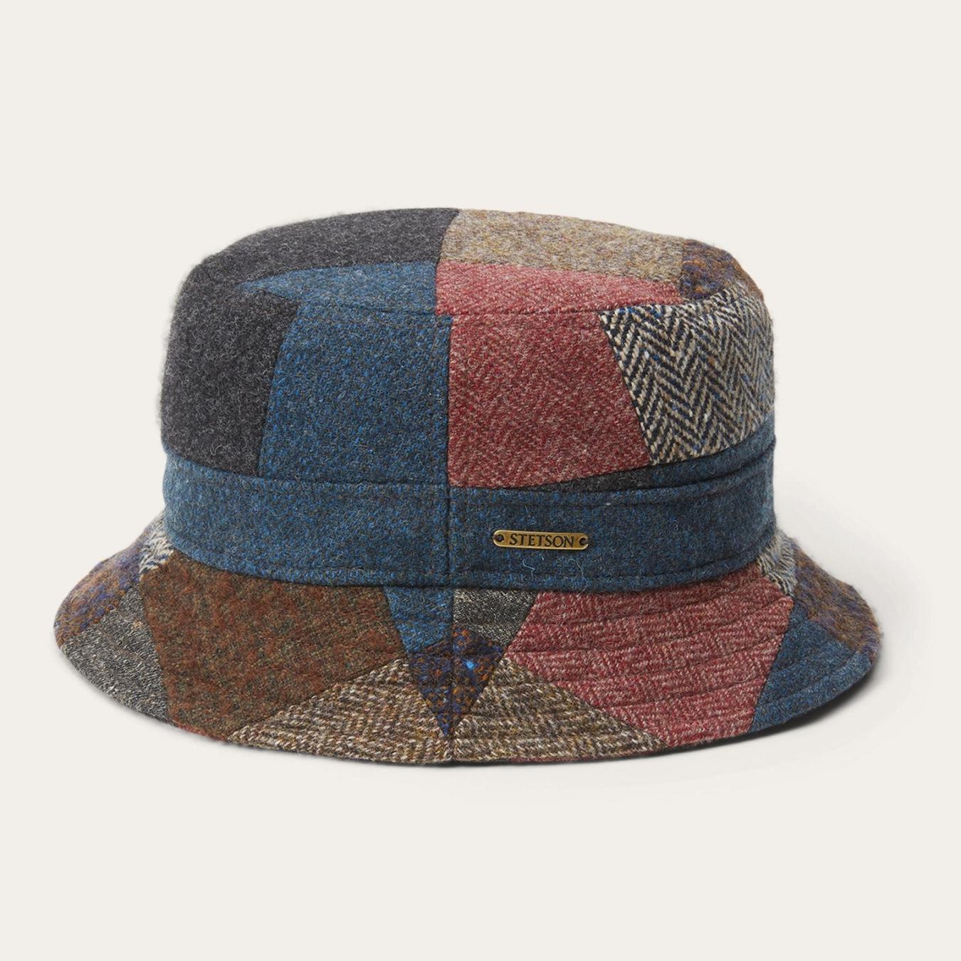 Men/Women Caps & Truckers Stetson Bucket Patchwork Patchwork