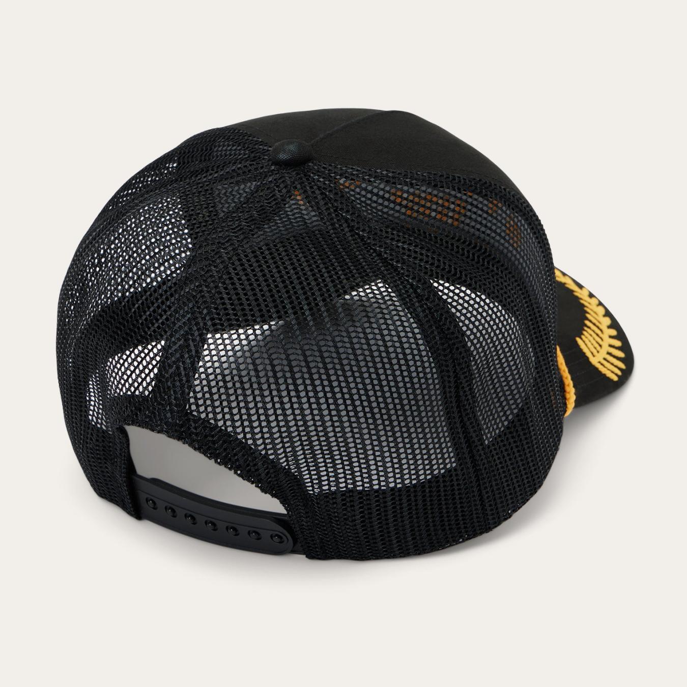 Men/Women Caps & Truckers Stetson Captain Trucker Cap Black