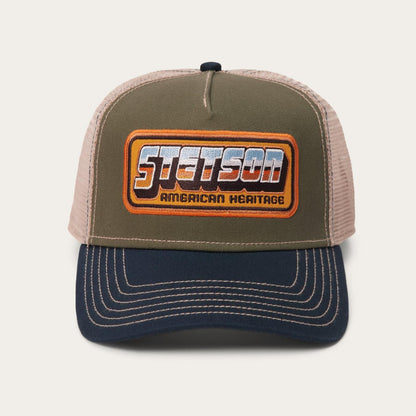 Men/Women Caps & Truckers Stetson Chrome Trucker Cap Green