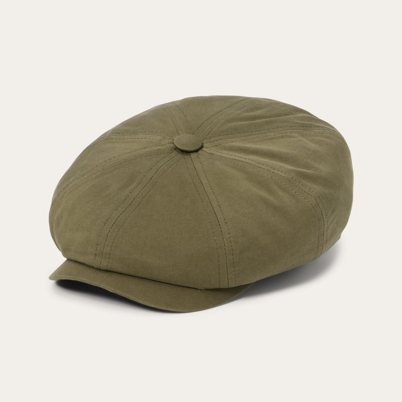 Men/Women Caps & Truckers Stetson Cotton Hatteras Olive