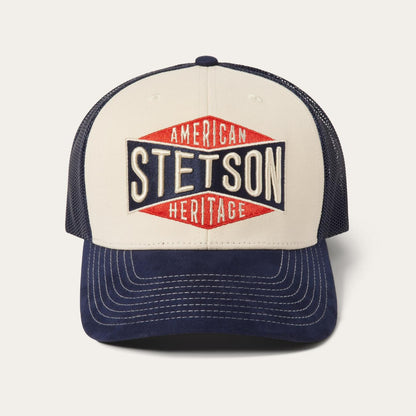 Men/Women Caps & Truckers Stetson Cream American Heritage Trucker Cap Cream