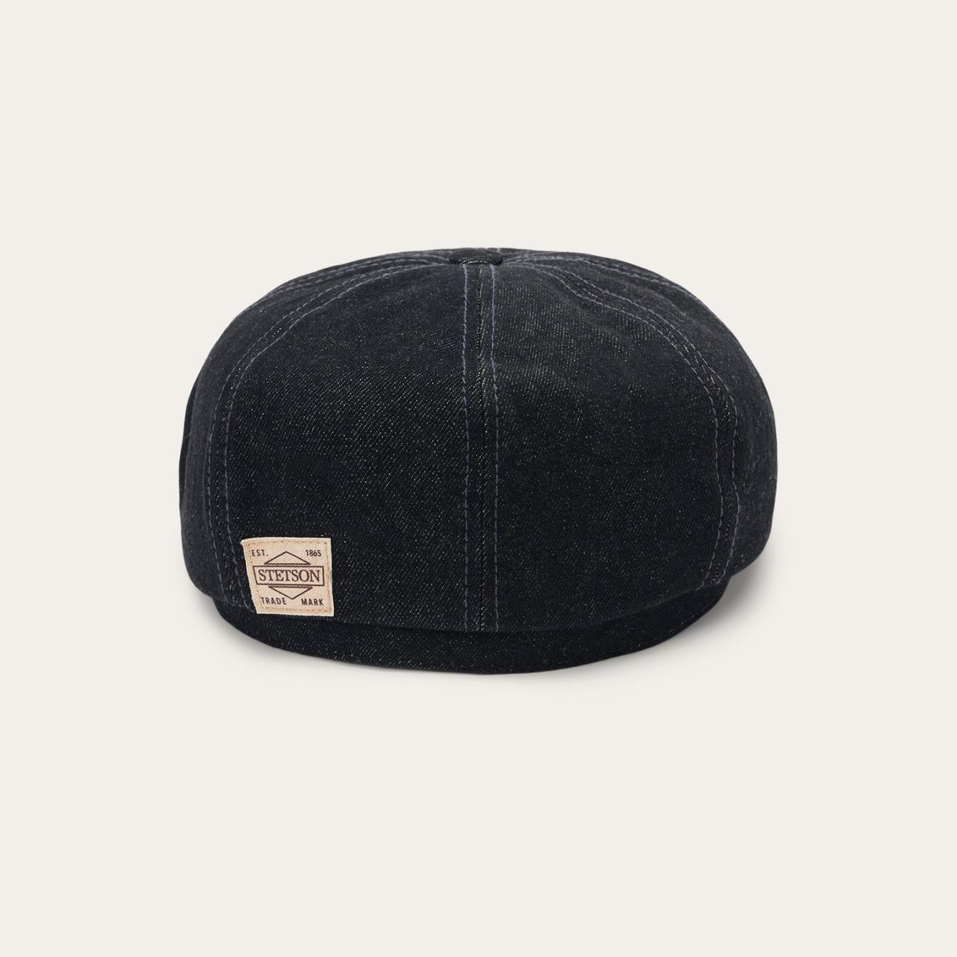 Men/Women Caps & Truckers Stetson Denim Hatteras Cap Black Denim
