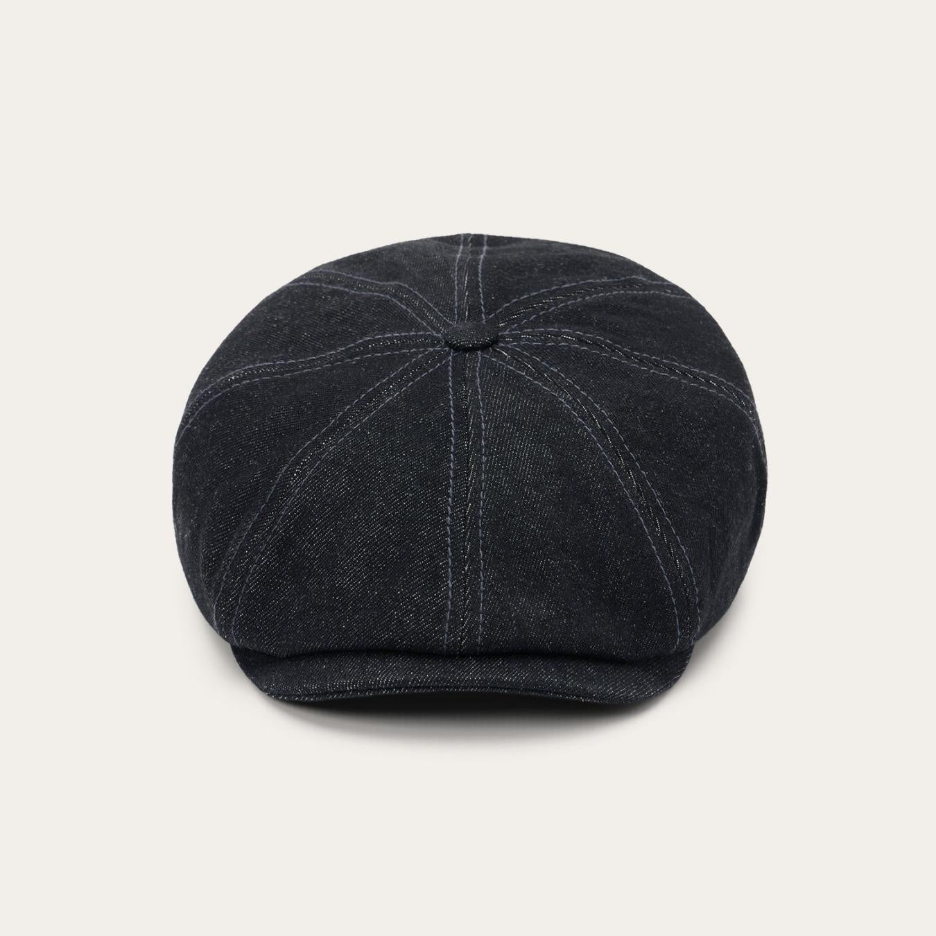 Men/Women Caps & Truckers Stetson Denim Hatteras Cap Black Denim