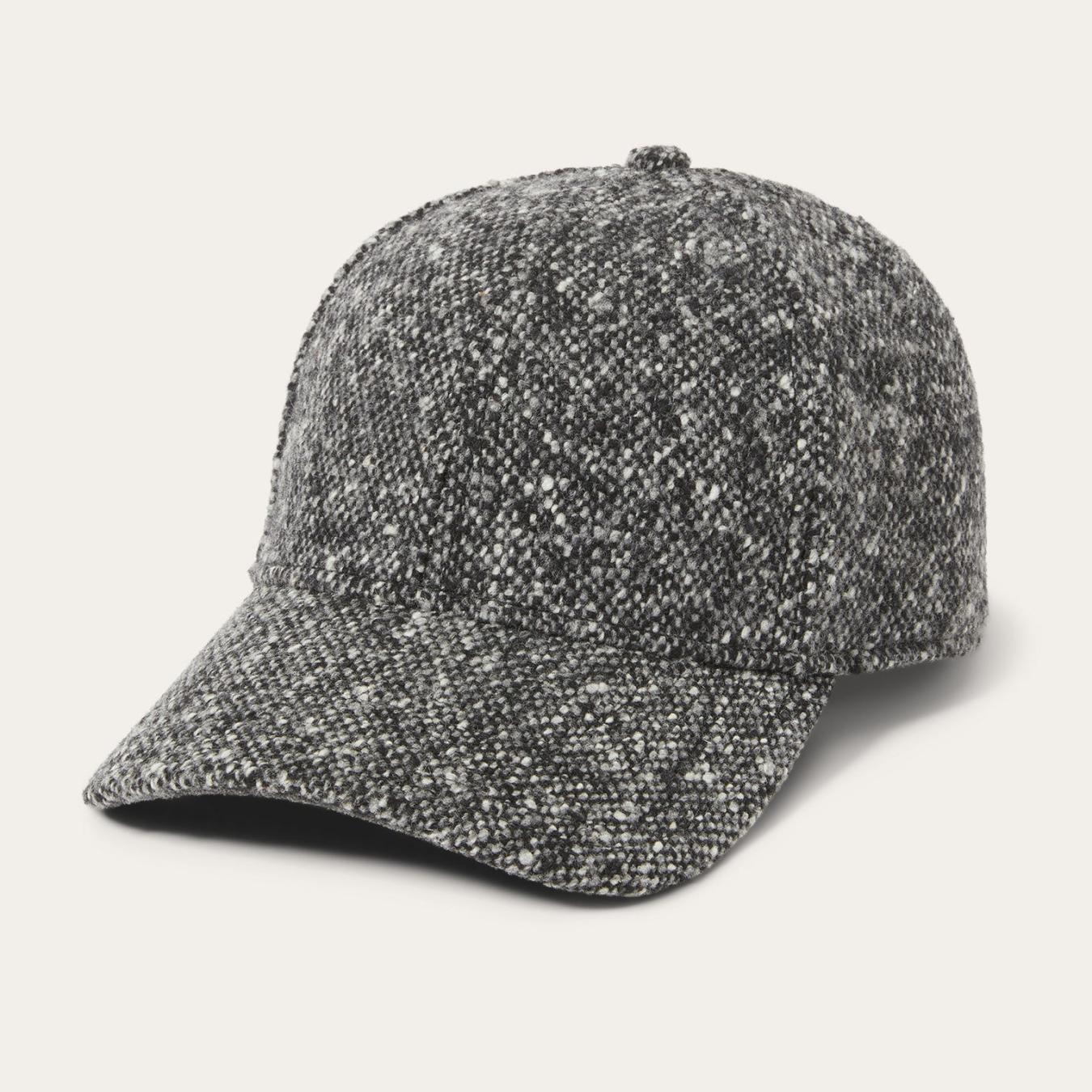 Men/Women Caps & Truckers Stetson Donegal Wool Baseball Cap Anthracite Donegal