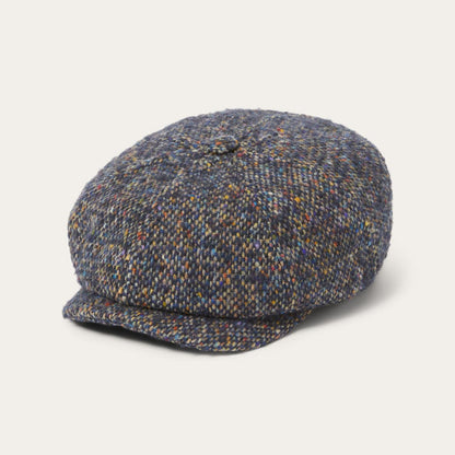 Men/Women Caps & Truckers Stetson Donegal Wool Hatteras Cap Blue Donegal