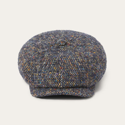 Men/Women Caps & Truckers Stetson Donegal Wool Hatteras Cap Blue Donegal