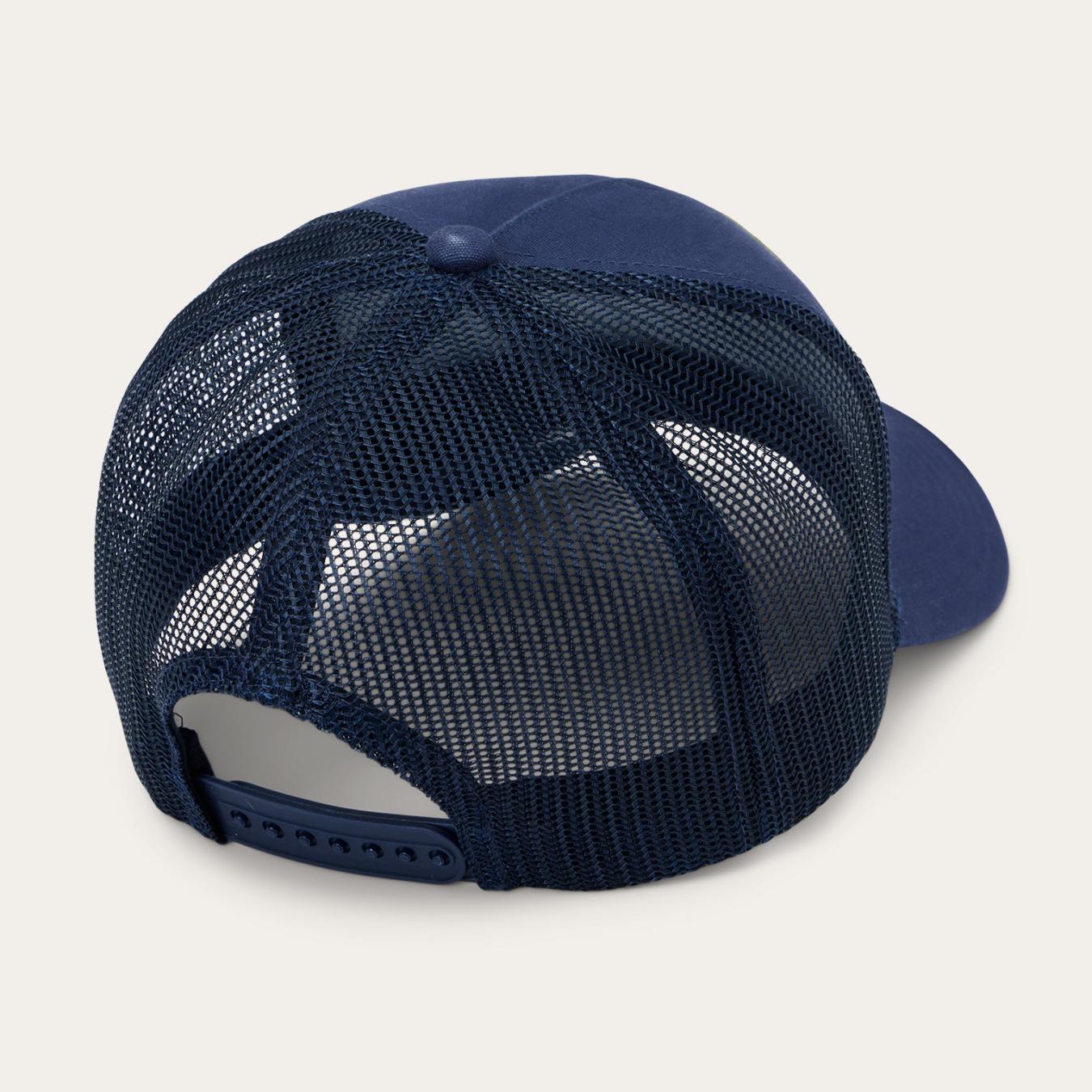 Men/Women Caps & Truckers Stetson Fishing Patch Trucker Cap Navy