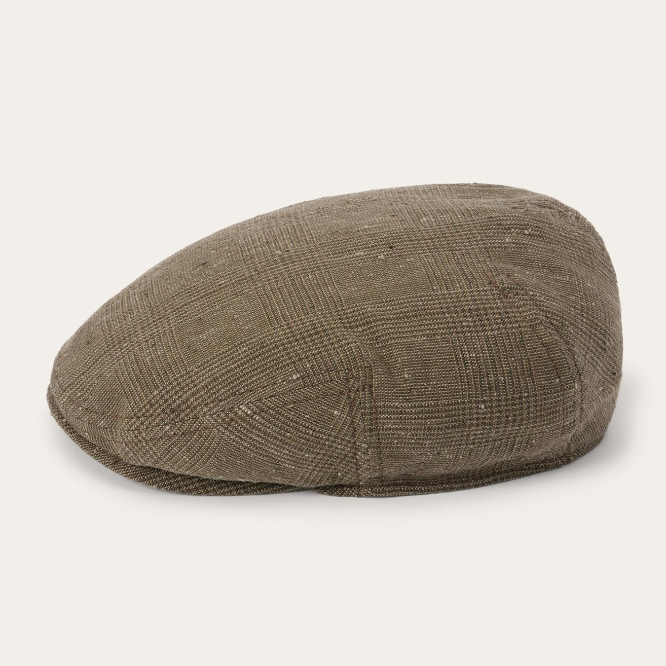 Men/Women Caps & Truckers Stetson Glen Check Linen/Silk Kent Cap Olive Check