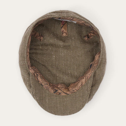Men/Women Caps & Truckers Stetson Glen Check Linen/Silk Kent Cap Olive Check