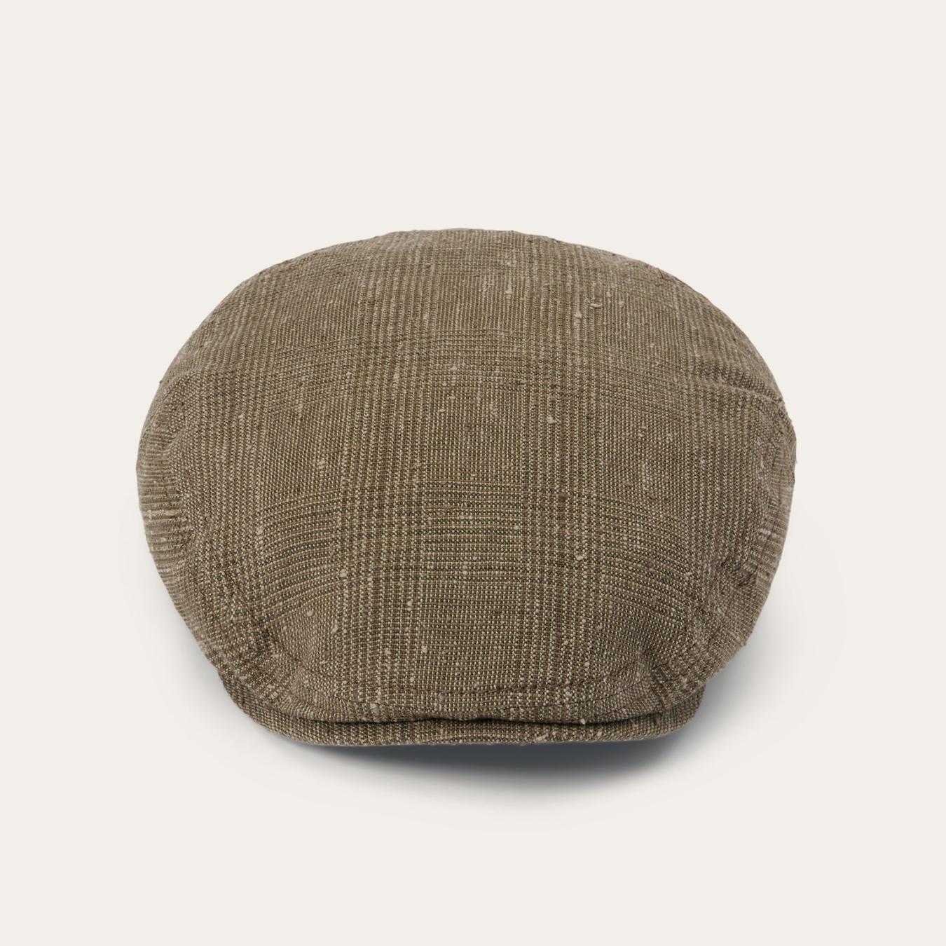 Men/Women Caps & Truckers Stetson Glen Check Linen/Silk Kent Cap Olive Check