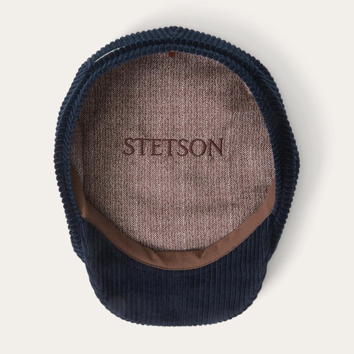 Men/Women Caps & Truckers Stetson Hatteras Cord Navy
