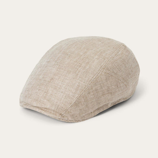 Men/Women Caps & Truckers Stetson Herringbone Linen Ivy Cap Beige Herringbone