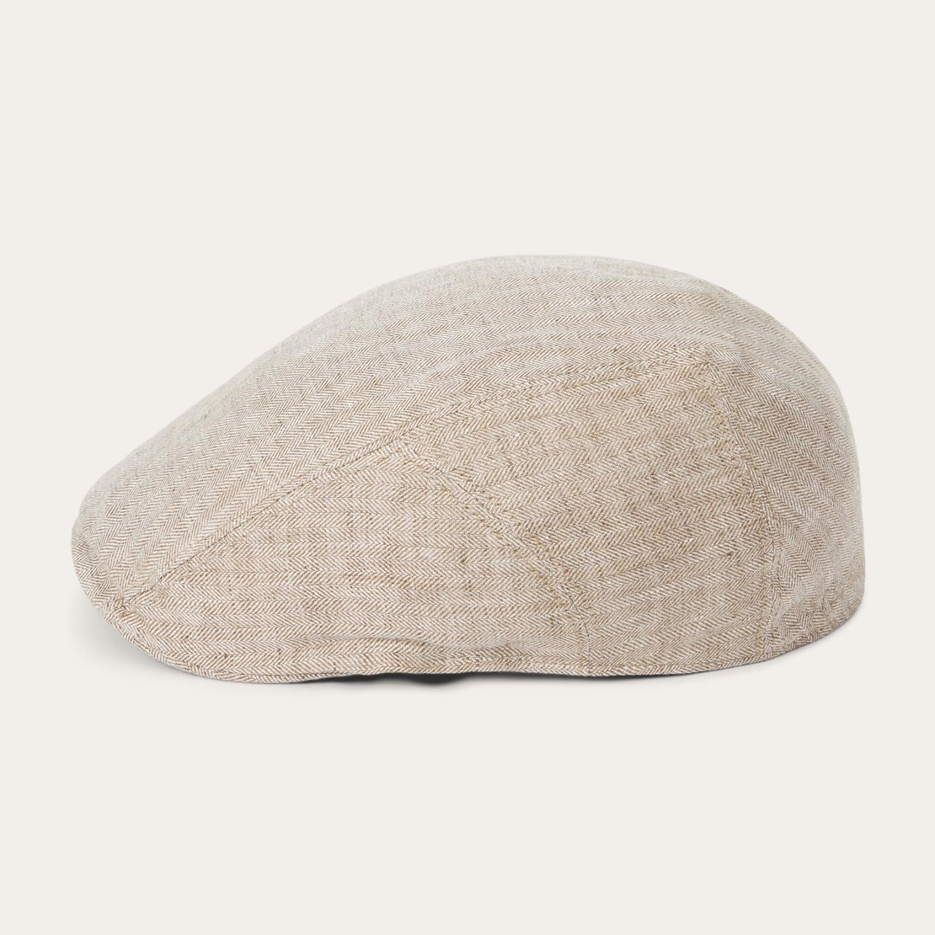 Men/Women Caps & Truckers Stetson Herringbone Linen Ivy Cap Beige Herringbone