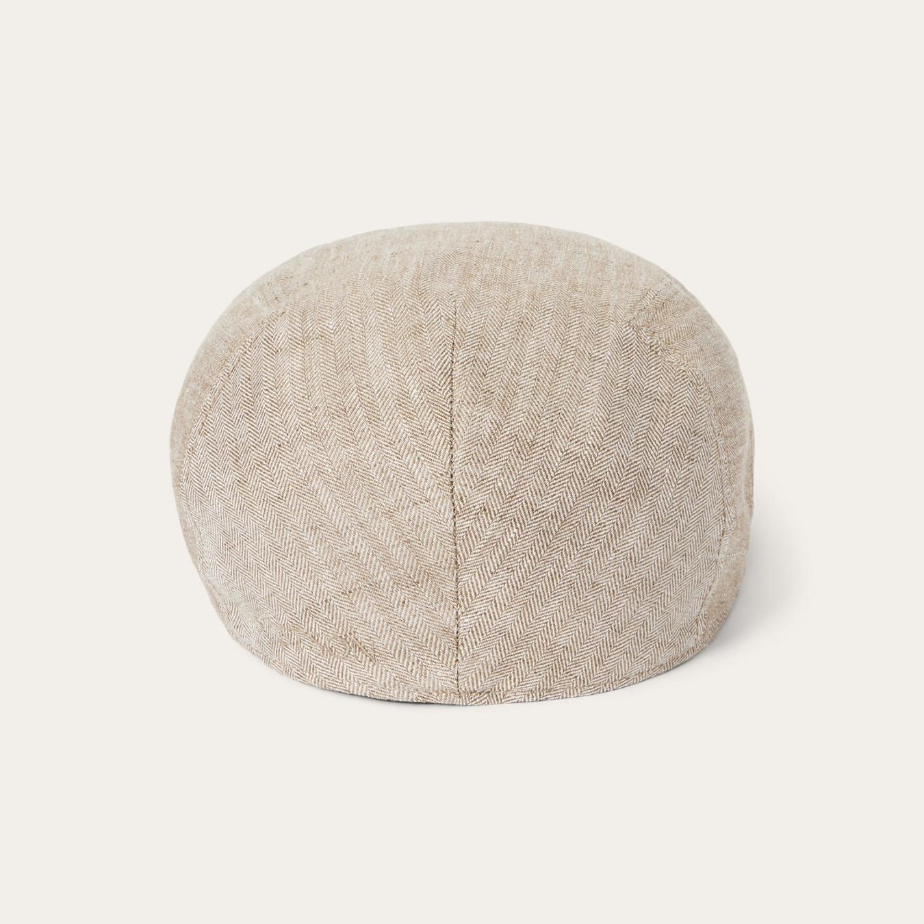 Men/Women Caps & Truckers Stetson Herringbone Linen Ivy Cap Beige Herringbone