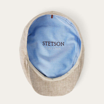 Men/Women Caps & Truckers Stetson Herringbone Linen Ivy Cap Beige Herringbone