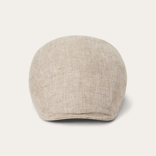 Men/Women Caps & Truckers Stetson Herringbone Linen Ivy Cap Beige Herringbone