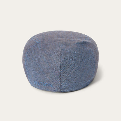 Men/Women Caps & Truckers Stetson Herringbone Linen Ivy Cap Blue Herringbone