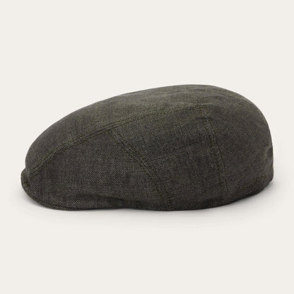 Men/Women Caps & Truckers Stetson Herringbone Linen Ivy Cap Olive Herringbone