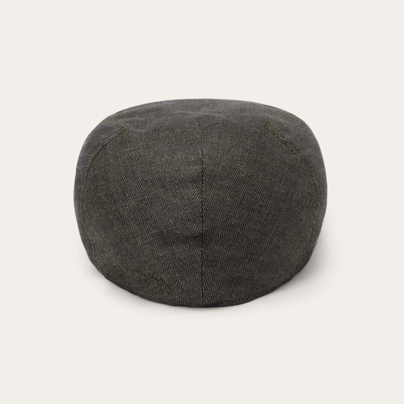 Men/Women Caps & Truckers Stetson Herringbone Linen Ivy Cap Olive Herringbone